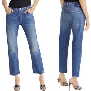 Mother The Scrapper Ankle Straight Leg Jeans Size 25 In Cowboys Don’t Cry